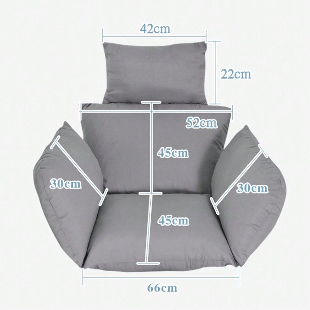 Outdoor Furniture Egg Chair - Swing Chair Cushion, Soft Hammock Seat