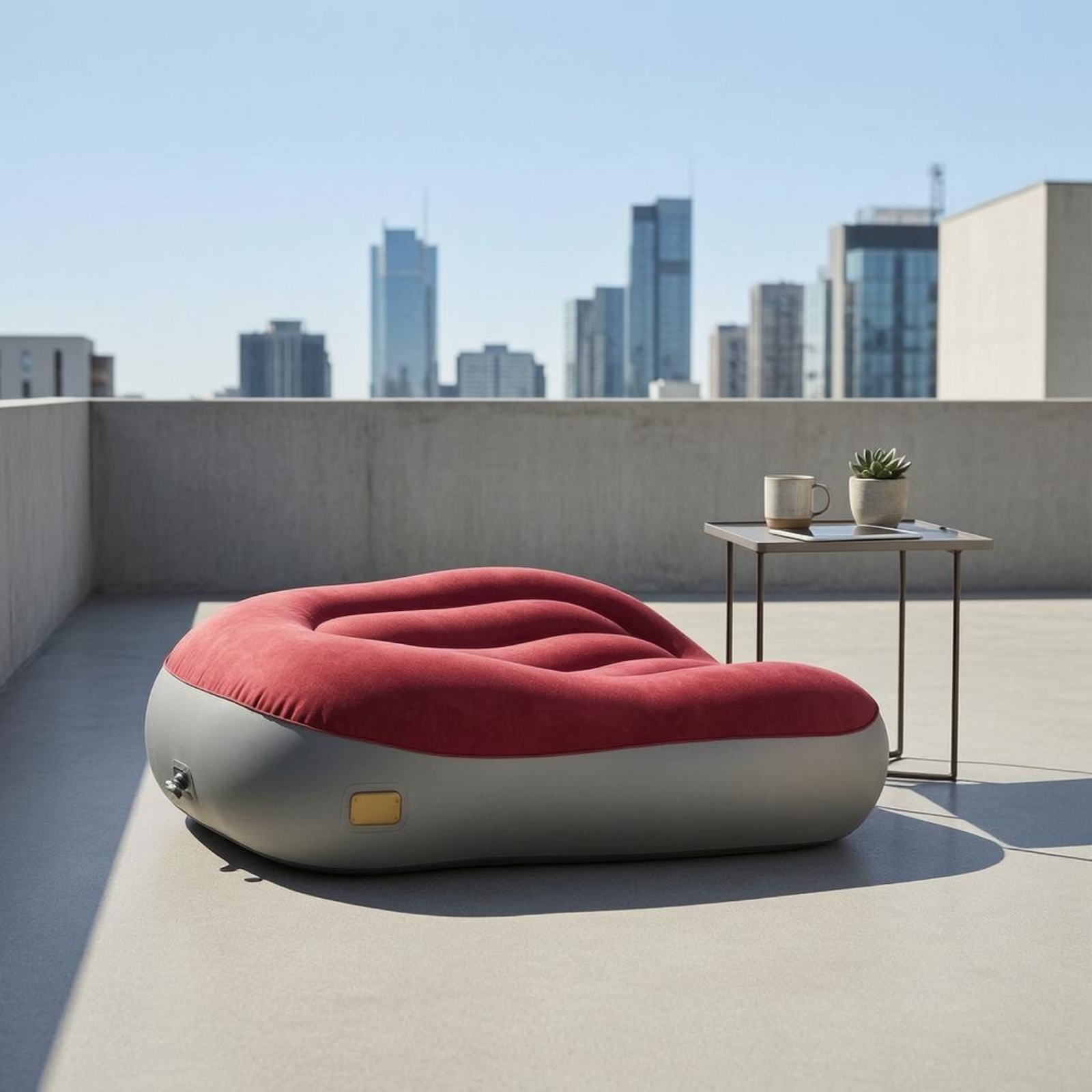 Outdoor Furniture Lounge Chair - Single-Person Inflatable Sofa Automatic Reclining Air