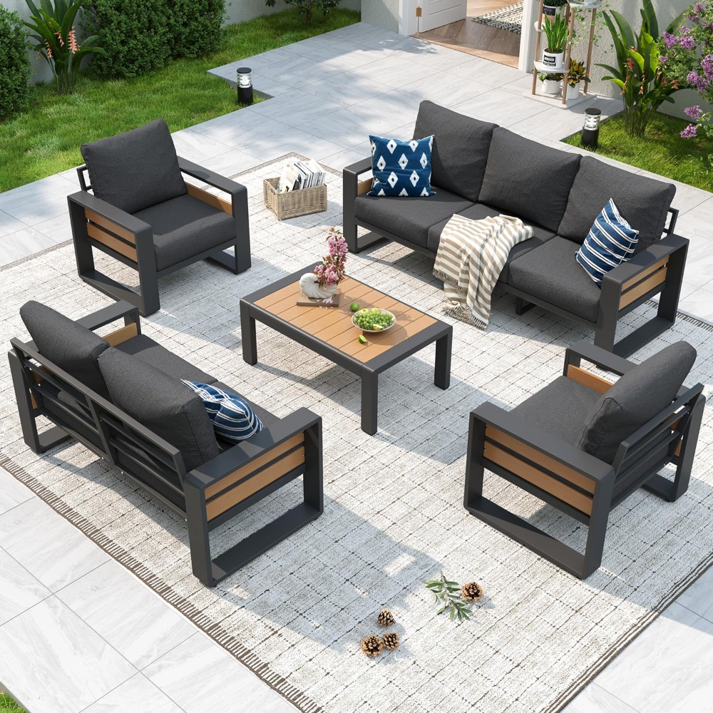 Outdoor Furniture On Sale - Aluminum Patio Furniture Set, 5 Piece