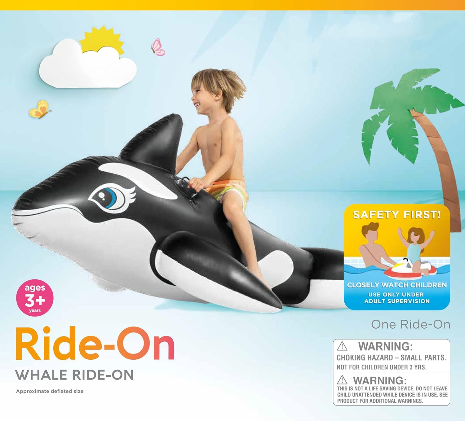 Giant Whale Inflatable Floatin - Outdoor Furniture For Pool ulasan dan harga