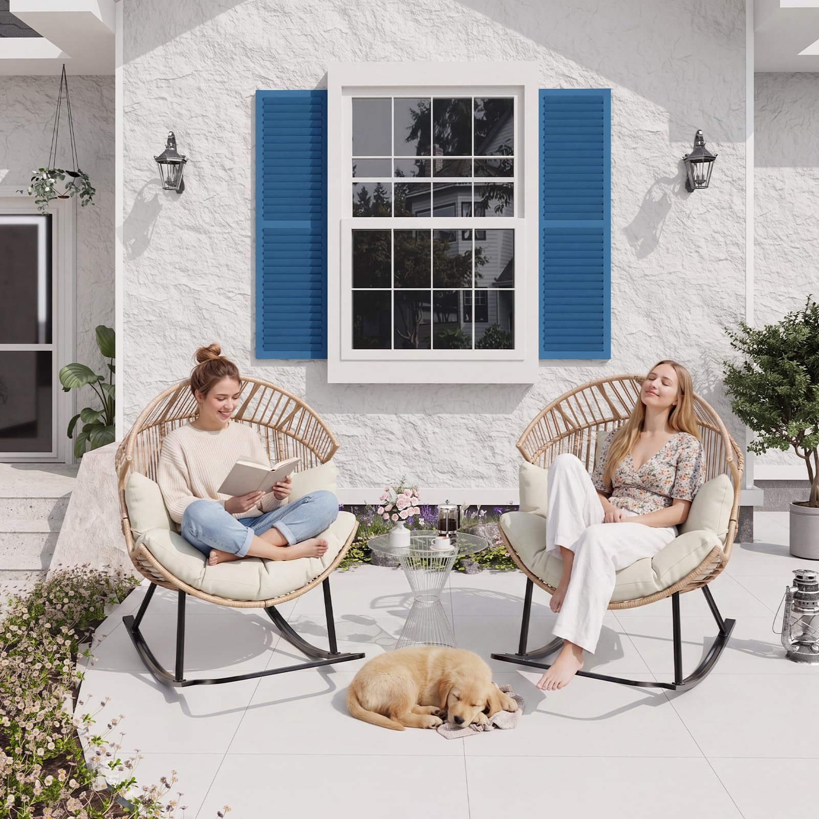 Oversized Ergonomic Wicker Roc - Outdoor Furniture Egg Chair ulasan dan harga
