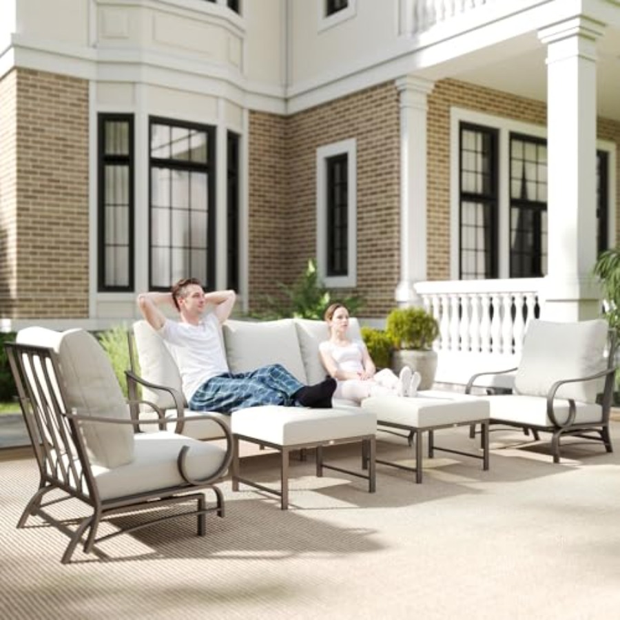 5 Piece Patio Furniture Set wi - Outdoor Furniture Japanese Style ulasan dan harga