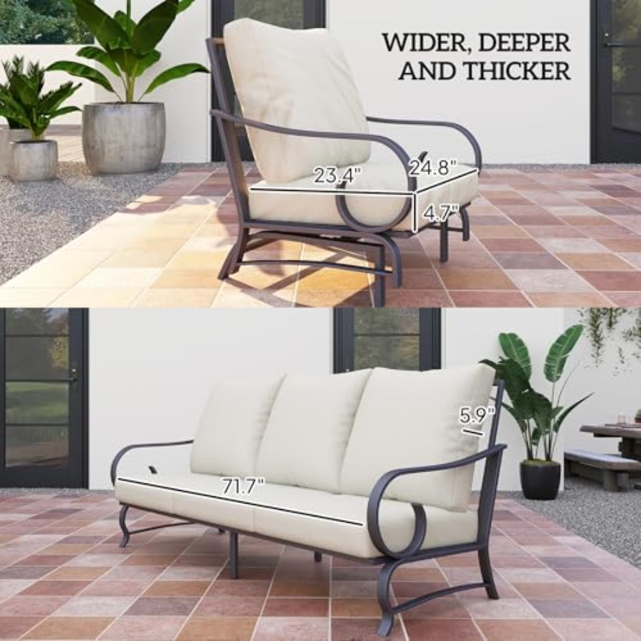 5 Piece Patio Furniture Set wi - Outdoor Furniture Japanese Style ulasan dan harga