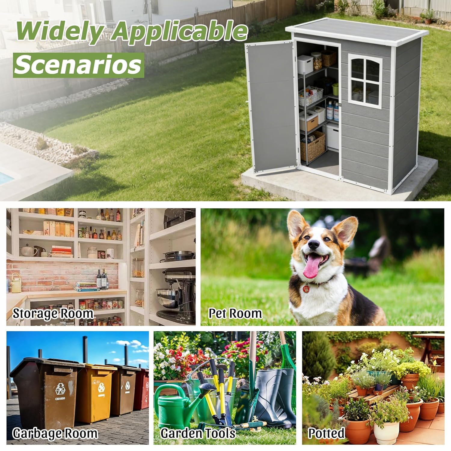 Resin Outdoor Storage Shed Kit - Outdoor Furniture Modern ulasan dan harga