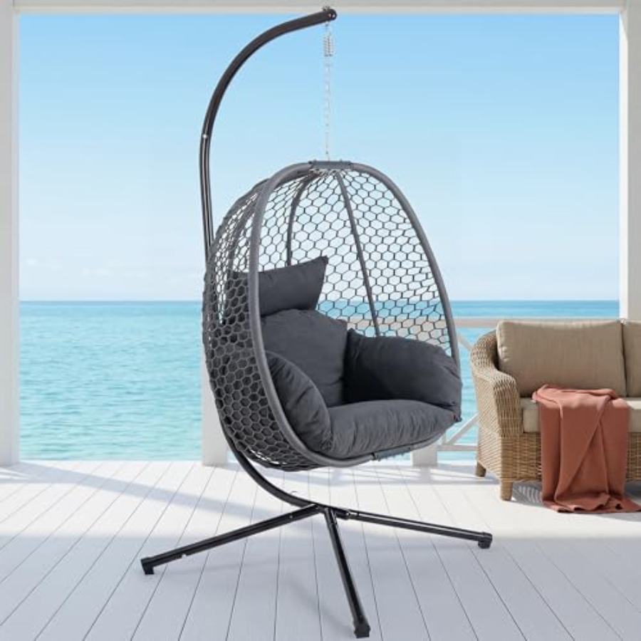 Egg Chair Outdoor with Stand,  - Outdoor Furniture Egg Chair ulasan dan harga
