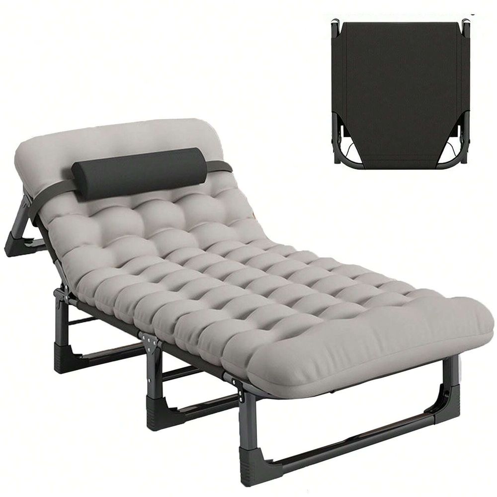 Cot, 4 Positions Adjustable Re - Outdoor Furniture Lounge Chair ulasan dan harga
