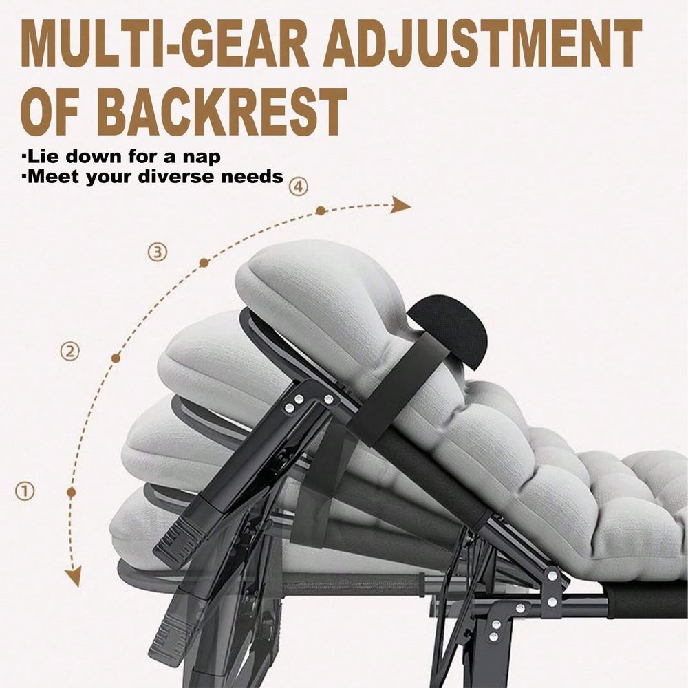 Cot, 4 Positions Adjustable Re - Outdoor Furniture Lounge Chair ulasan dan harga