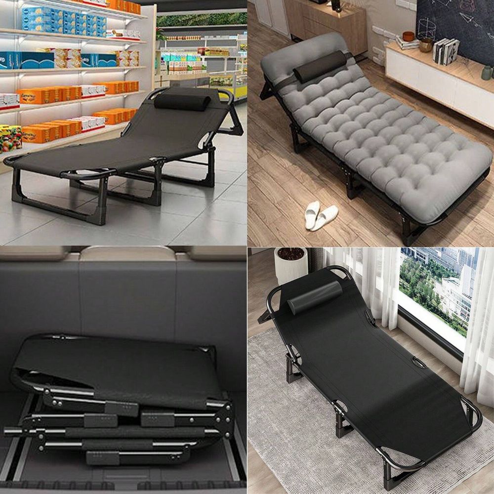 Cot, 4 Positions Adjustable Re - Outdoor Furniture Lounge Chair ulasan dan harga