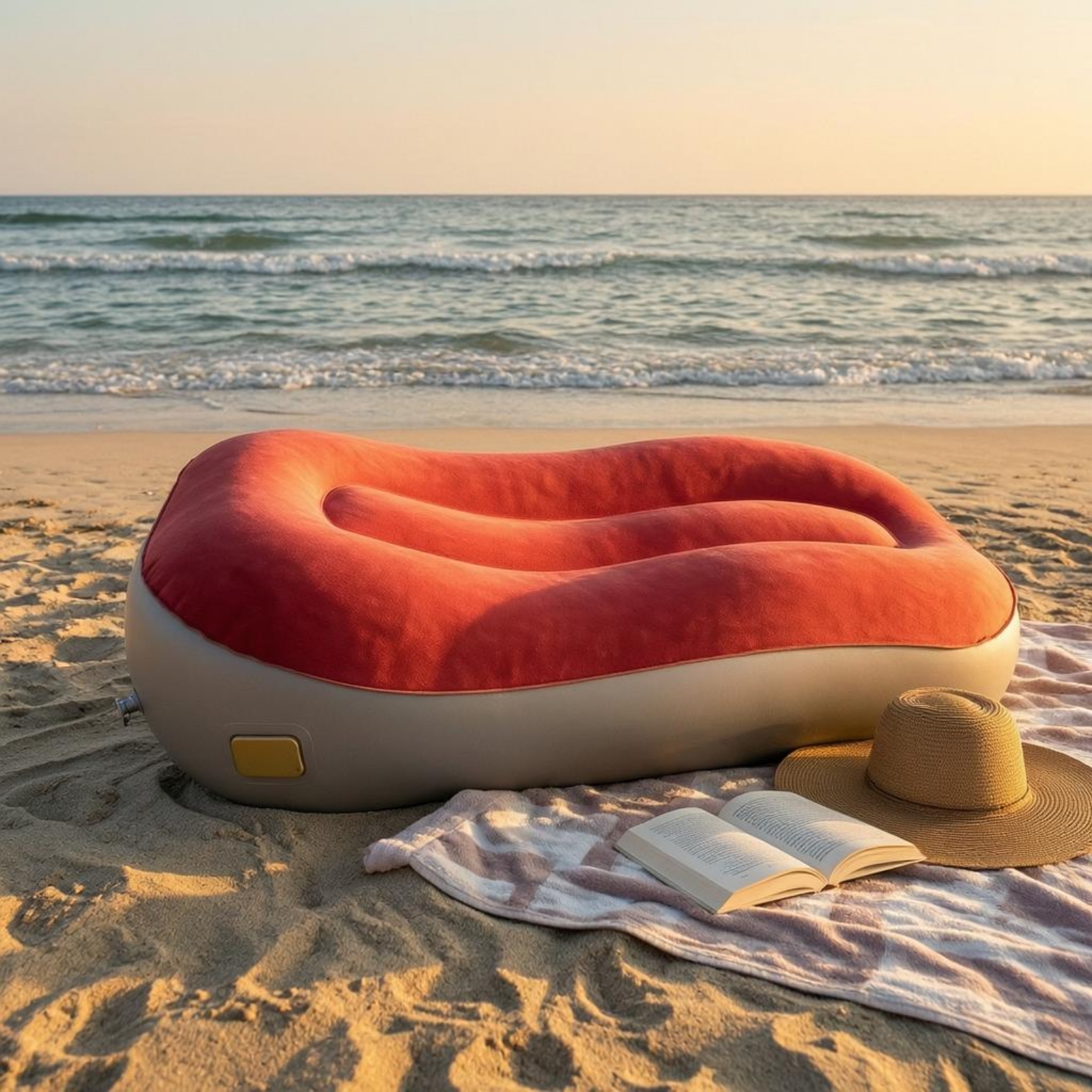 Single-Person Inflatable Sofa  - Outdoor Furniture Lounge Chair ulasan dan harga