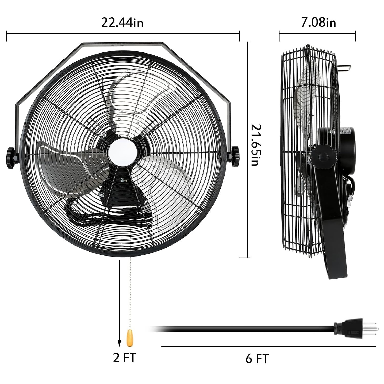 18 inch Industrial Wall Fan, 4 - Outdoor Furniture Modern ulasan dan harga