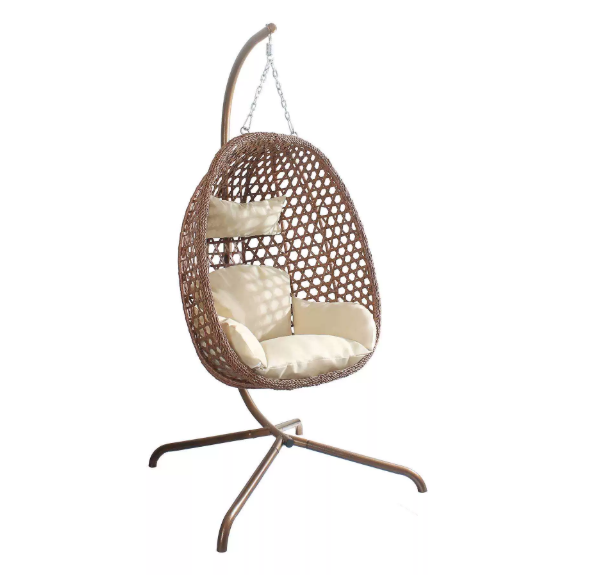 ！@Dwoo Garden Rattan Swing Han - Outdoor Furniture Egg Chair ulasan dan harga