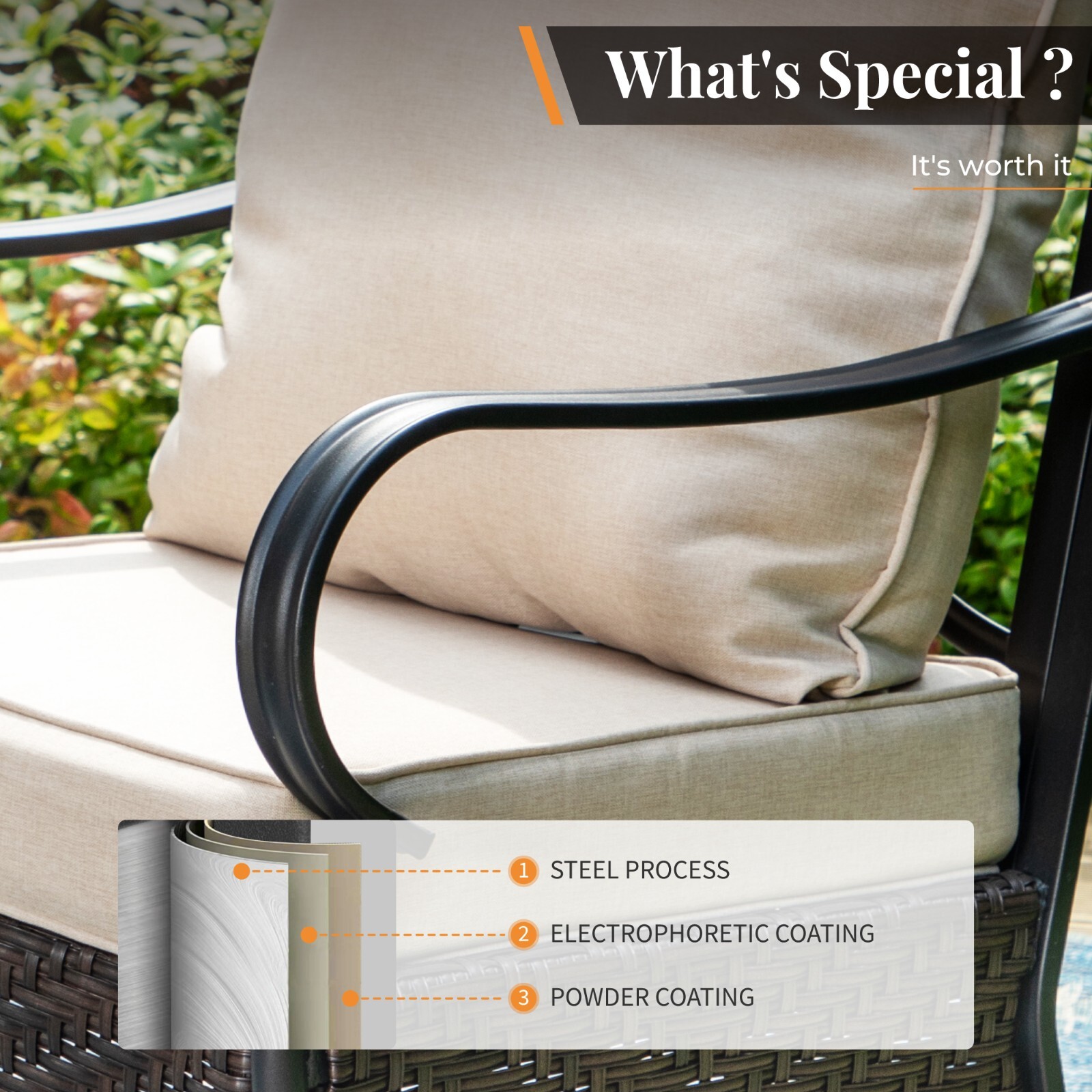 7 Piece Outdoor Furniture Set  - Outdoor Furniture Vietnam ulasan dan harga