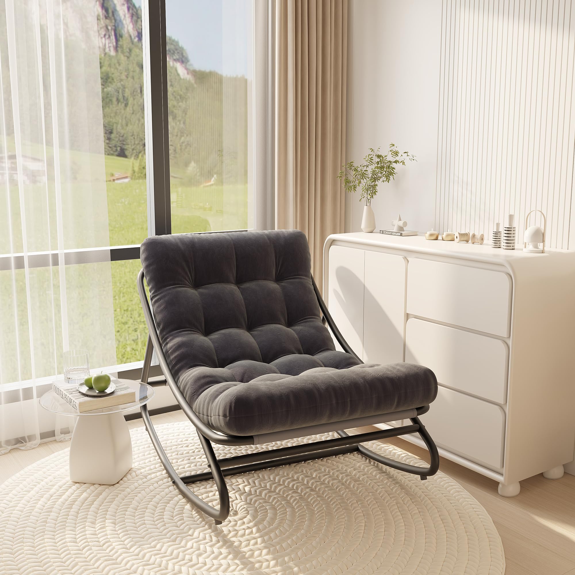 Outdoor Papasan Rocking Chair, - Outdoor Furniture Egg Chair ulasan dan harga