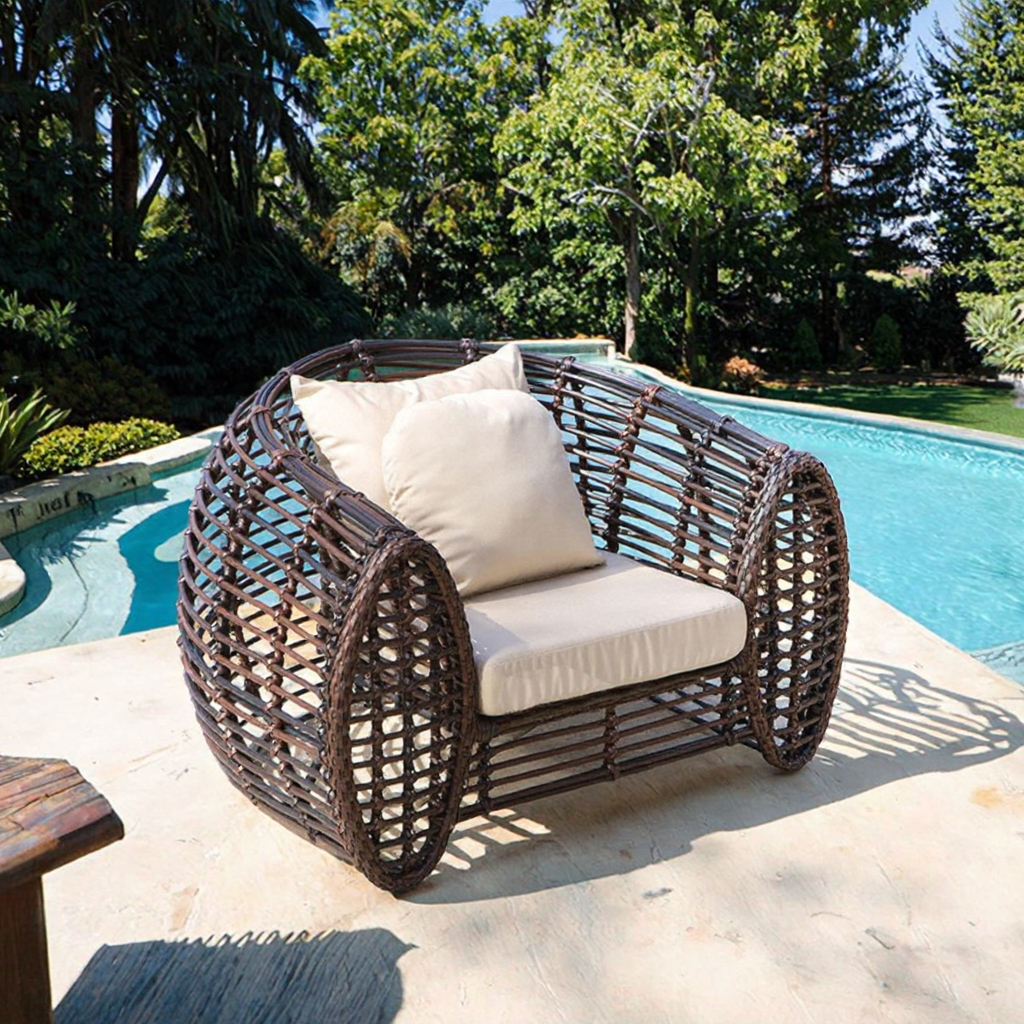 Modern Durable Wicker Outdoor  - Outdoor Furniture Japanese Style ulasan dan harga