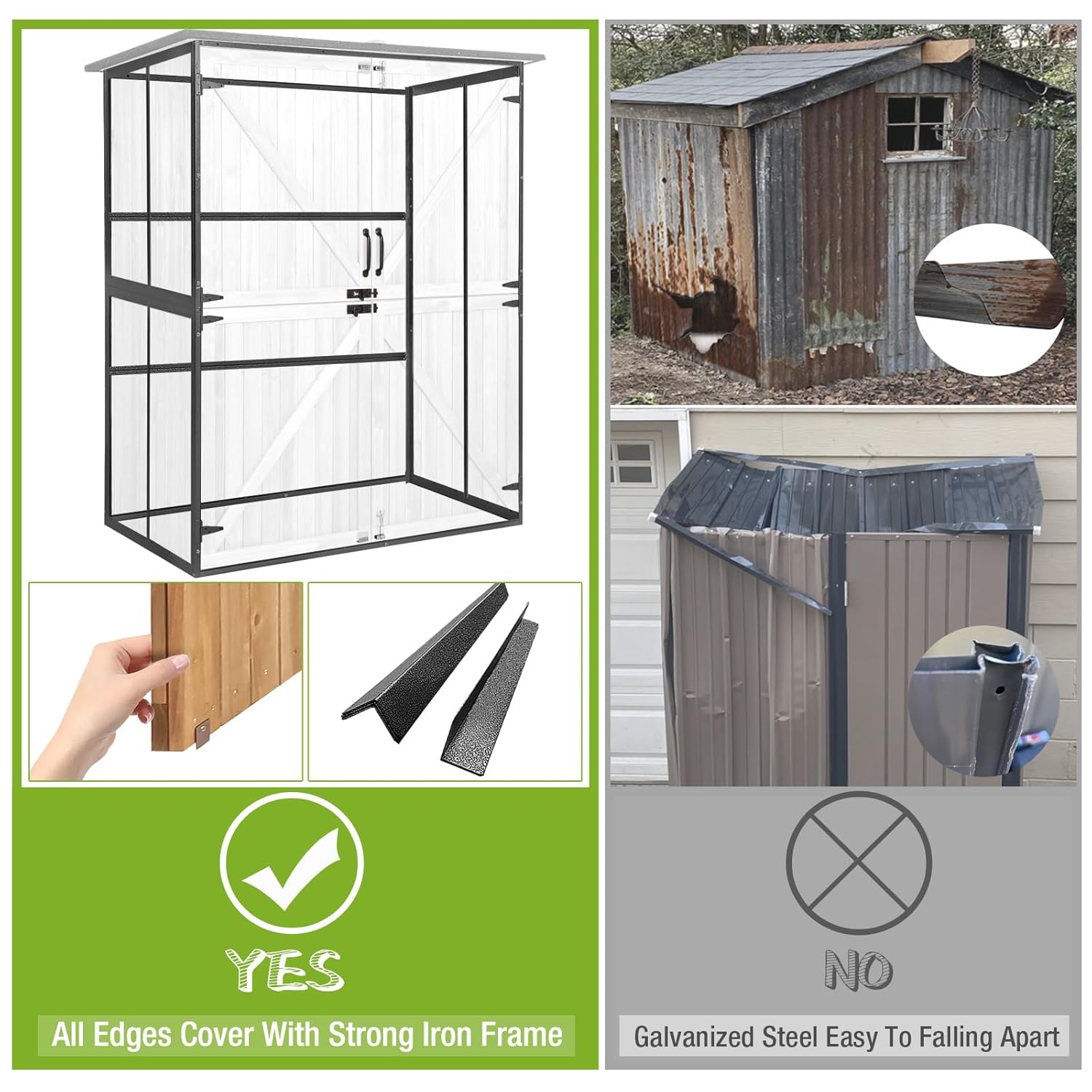 Outdoor Cabinet Storage Shed w - Outdoor Furniture Modern ulasan dan harga