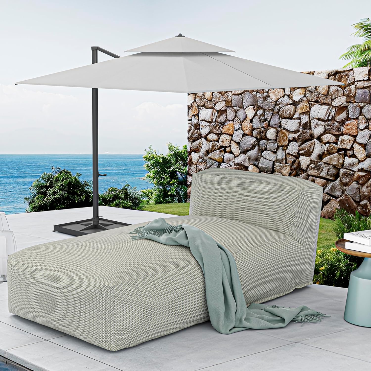 Chaise Lounge Chair Outdoor Be - Outdoor Furniture For Pool ulasan dan harga